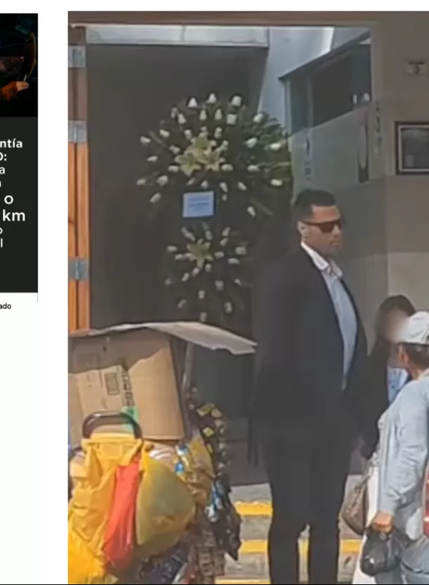 Gustavo Salcedo asistió este martes al velorio de Elvia Elizabeth García Linares, madre de Maju Mantilla. Foto: Captura TikTok Gustavo Salcedo asistió este martes al velorio de Elvia Elizabeth García Linares, madre de Maju Mantilla. Foto: Captura TikTok