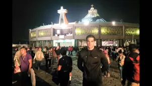 Guty Carrera en la Basílica de la Virgen de Guadalupe