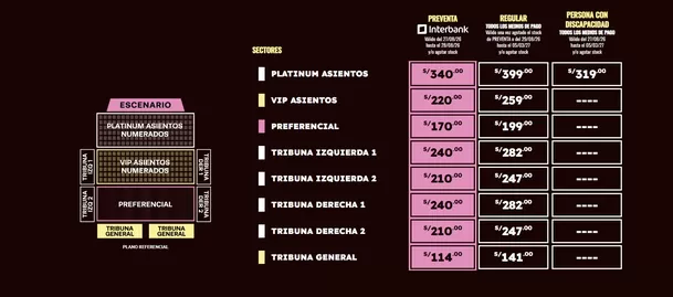 Conoce la fecha, preventa y precios de entradas/ Captura