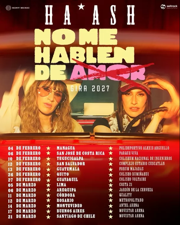 El dúo mexicano prepara una puesta en escena renovada/ IG:@haashoficial
