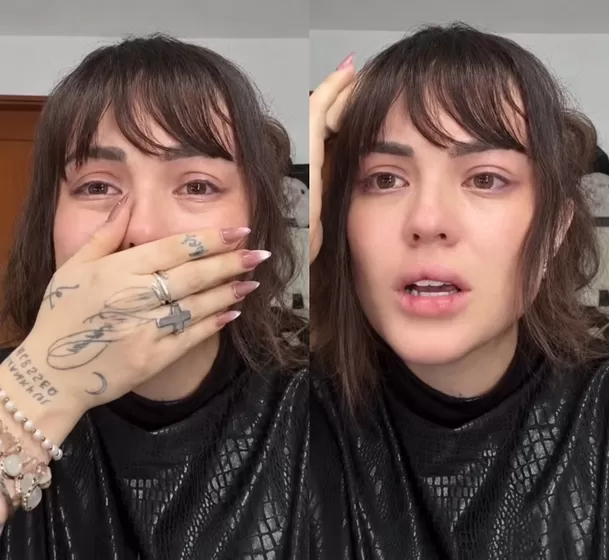 Handa llora al decubrir infidelidad de su pareja durante una transmisión en vivo por TikTok / Captura Handa llora al decubrir infidelidad de su pareja durante una transmisión en vivo por TikTok / Captura