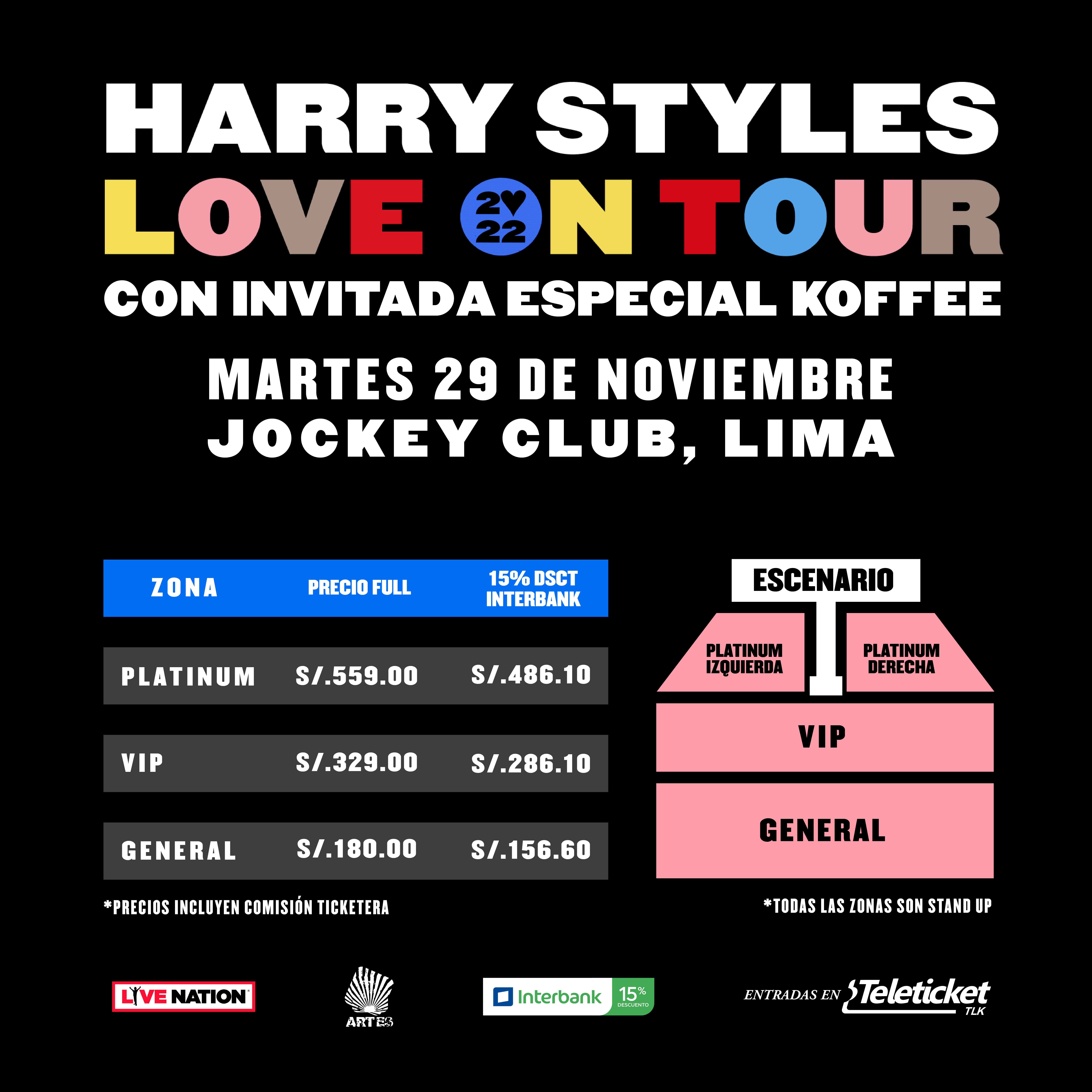 Harry Styles anuncia concierto en Lima 