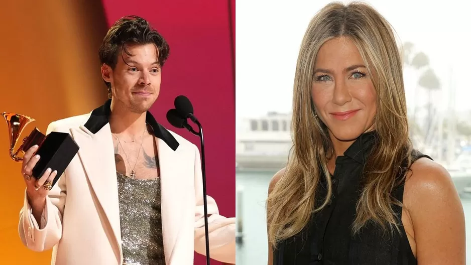 Harry Styles y Jennifer Aniston 