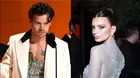 Harry Styles y Emily Ratajkowski fueron vistos dándose un apasionado beso