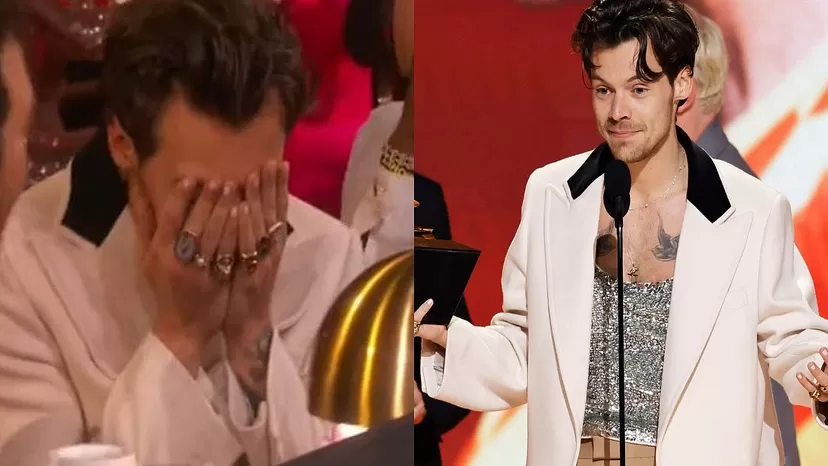 Harry Styles y su conmovedora reacción tras ganar el Grammy a Álbum del año 