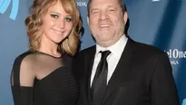 Jennifer Lawrence y Harvey Weinstein (Foto: Jason Merritt/Getty Images)