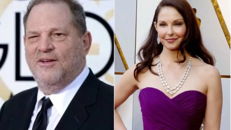 Harvey Weinstein y Ashley Judd (Foto: EFE)