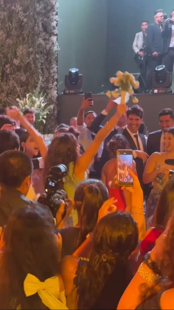 Hermana de Alejandra Baigorria atrapó bouquet / Instagram