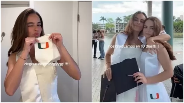 Hermana menor de Natalie Vértiz culmina carrera en Universidad de Miami / TikTok