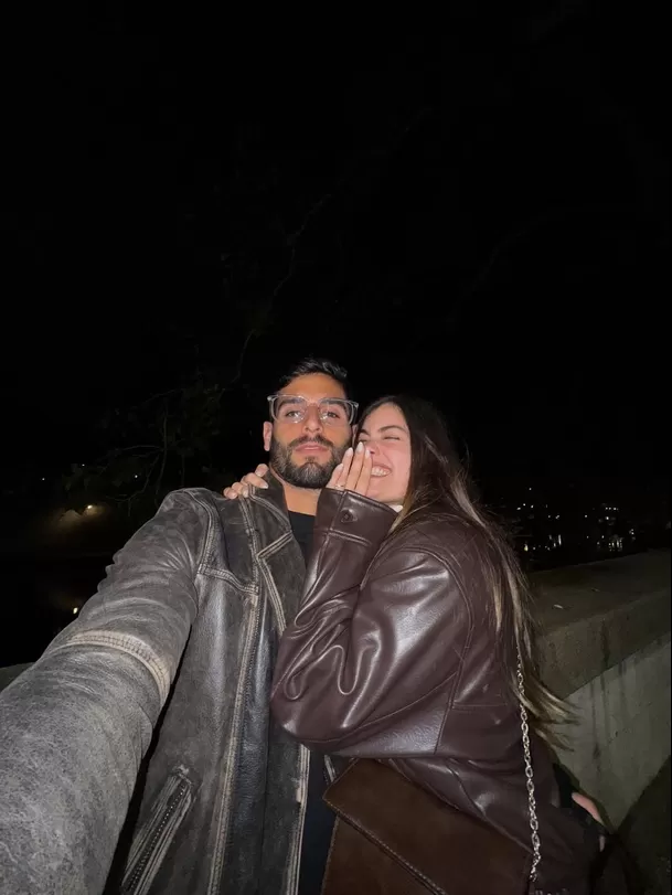 Majo Parodi y Flavio Quincot se comprometieron en Italia / Instagram Majo Parodi y Flavio Quincot se comprometieron en Italia / Instagram