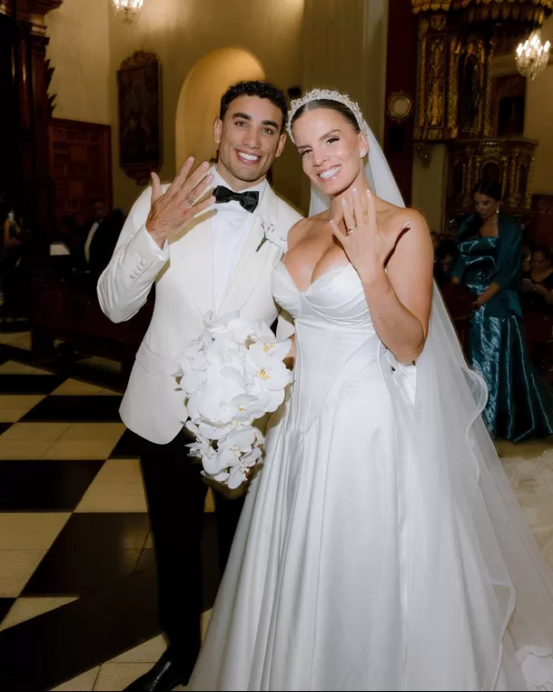Alejandra Baigorria y Said Palao se casaron el 26 de abril de 2025 / IG:alejandrabaigorria