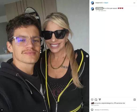 Hermano de Alejandra Baigorria recibió visita de su mamá