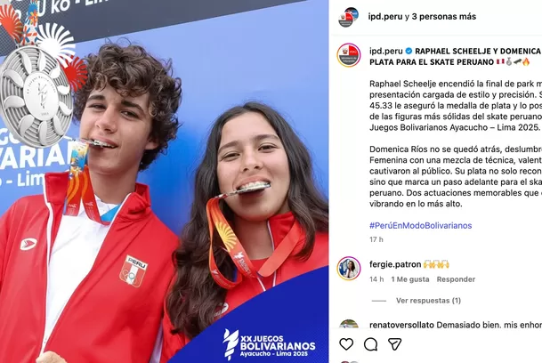 Logro de Rafael Scheelje fue destacado por el IPD. Foto: Instagram - Instituto Peruano del Deporte. 