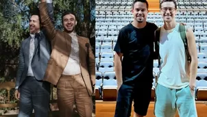 El momento fue especial: el hermano de Bruno Ascenzo ofició la ceremonia, devolviendo el gesto que él tuvo al casar a Franco Ascenzo con la artista Alejandra Cisneros. Video: Instagram