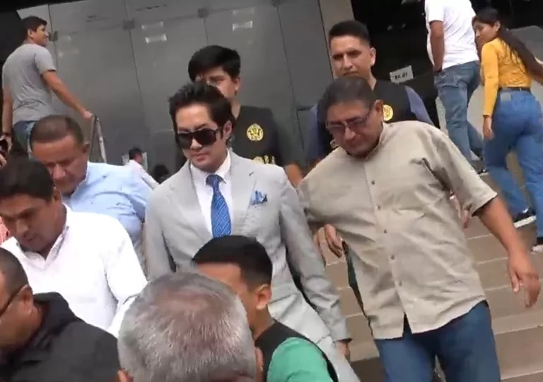 Jonathan Barriga Fong, acudió a la Dirincri a rendir su manifestación en calidad de testigo en el caso por la muerte de la 'Muñequita Milly'/Foto: América Noticias