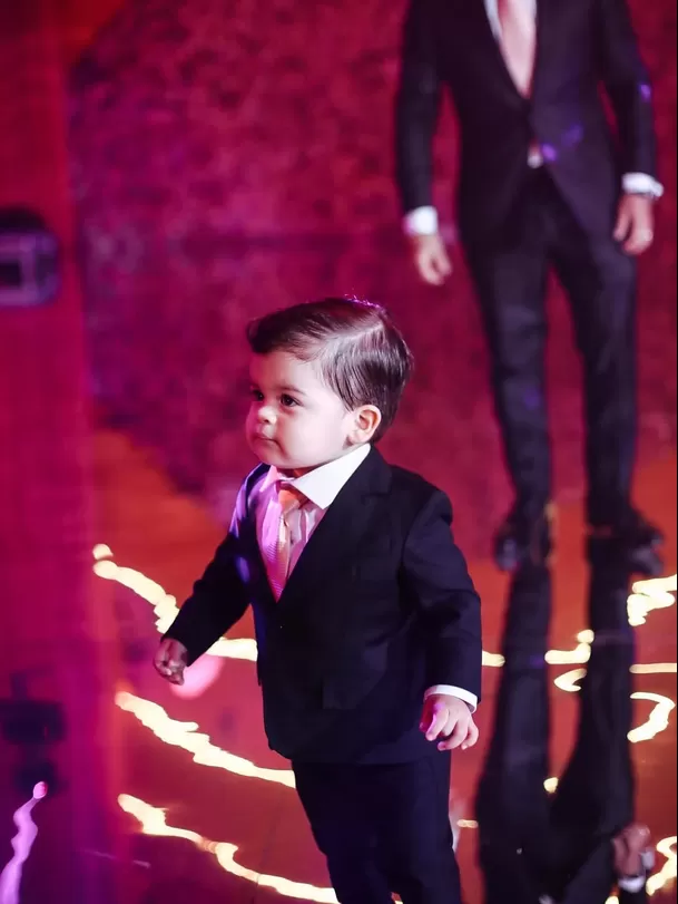 Alessio, hijo de Richard Acuña y Brunella Horna. Fuente: Instagram