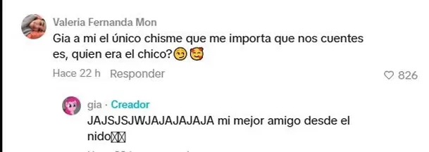 Gia Meier revela quién era el joven que la acompañaba tras salir de una discoteca / TikTok Gia Meier revela quién era el joven que la acompañaba tras salir de una discoteca / TikTok
