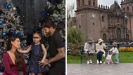 Hija de Ivana Yturbe y sus abuelitos derrochan ternura en Cusco