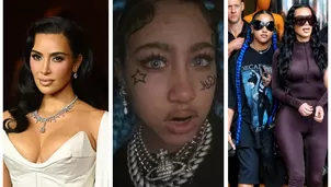 Hija de Kim Kardashian luce look con tatuajes y piercing/ Instagram