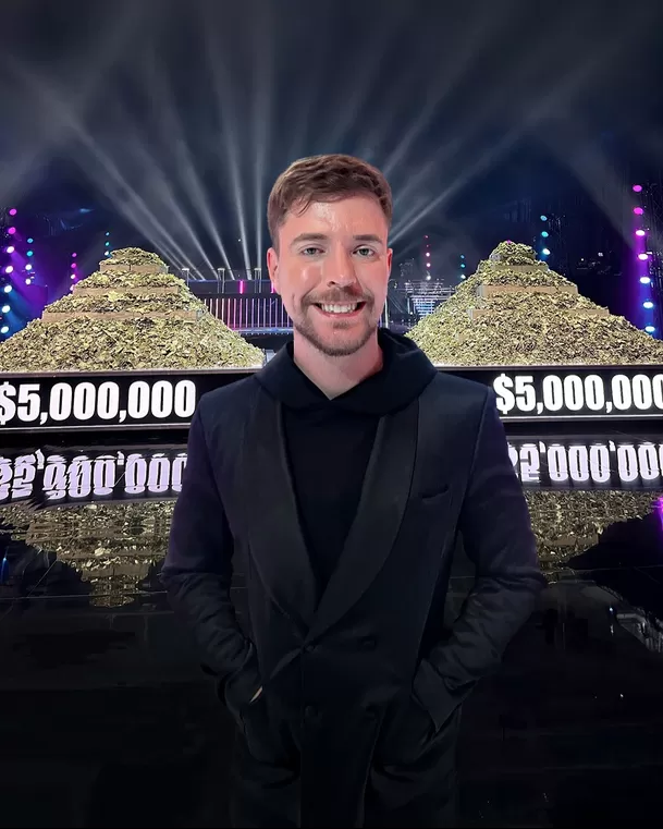 Según Forbes, los ingresos de MrBeast superan los 50 millones de dólares al año / Instagram