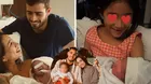 Hija mayor de Valery Revello conoció a su nueva hermanita