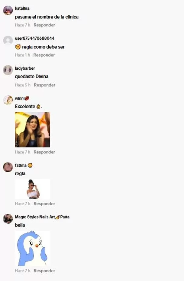 Reacción de seguidores tras resultados de Fabiana Ríos / TikTok: fabichimi03
