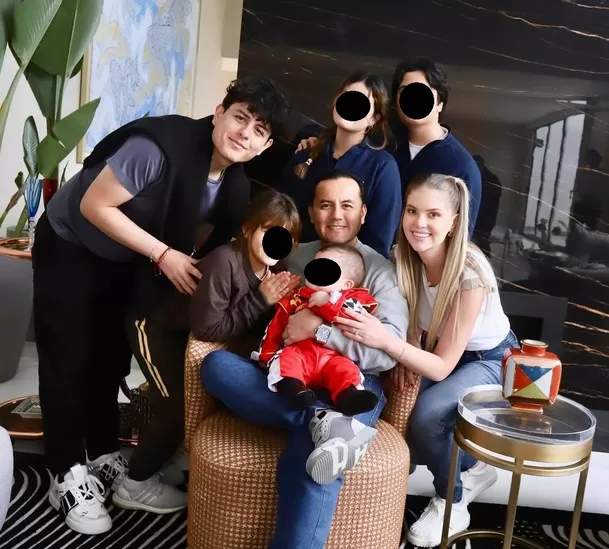 El pequeño Alessio celebró junto a sus hermanos mayores, que cumplió 7 meses de nacido/Foto: Instagram