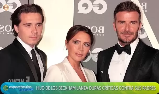 Escándalo en la familia Beckham tras acusaciones de Brooklyn, hijo mayor de la pareja / Captura