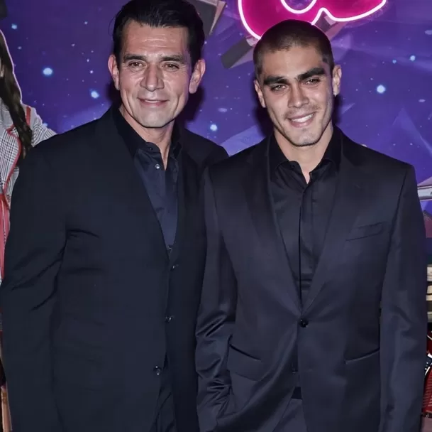 Jorge Salinas y su hijo Santiago Salinas / Instagram