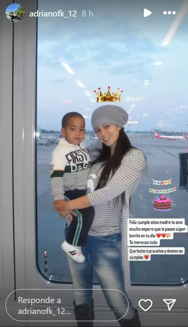 Adriano Farfán dedicó amoroso mensaje de cumpleaños a Melissa Klug / Instagram