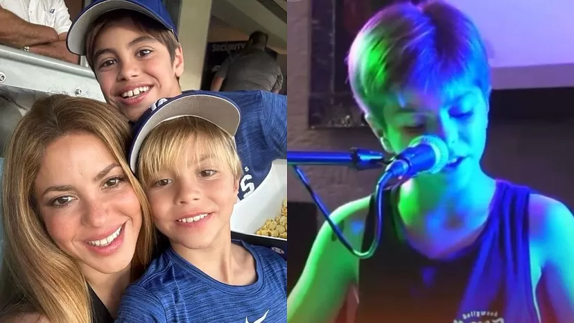 Hijo menor de Shakira y Piqué deslumbró al cantar tema de Camilo