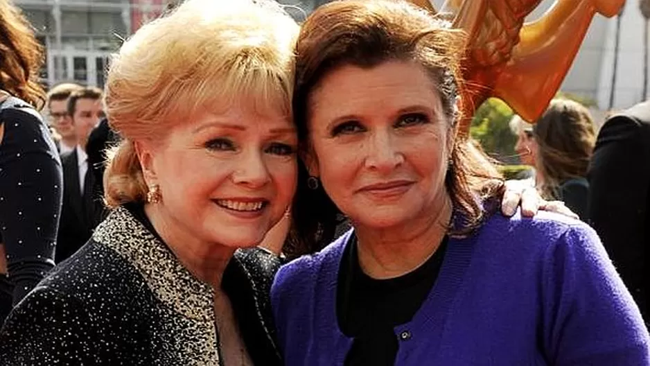 Carrie Fisher y Debbie Reynolds. Foto: Difusión