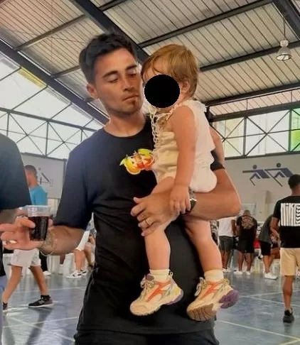 El futbolista Rodrigo Cuba compartió un tierno momento que protagonizó junto a su hija menor con Ale Venturo/Foto: Instagram