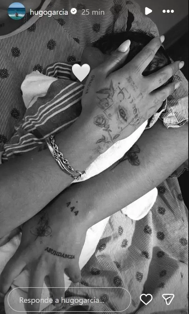 Hugo García anuncia el nacimiento de su bebé con Isabella Ladera / Instagram Hugo García anuncia el nacimiento de su bebé con Isabella Ladera / Instagram