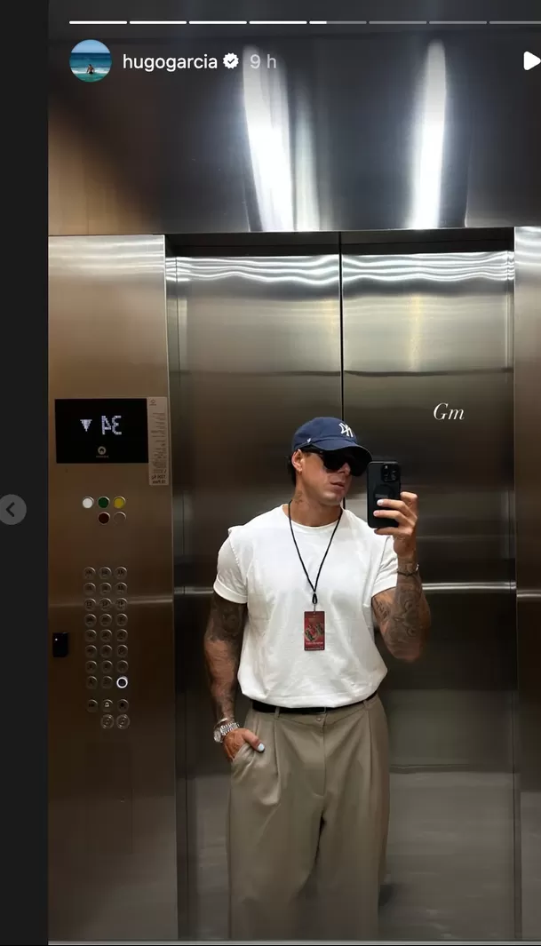 Hugo García acudió al evento de la Fórmula 1 en México. Foto: Instagram Hugo García acudió al evento de la Fórmula 1 en México. Foto: Instagram
