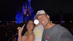 Hugo García celebró cumpleaños de hija de Isabella Ladera en Disney / América Espectáculos / Instagram