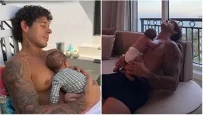 Hugo García cumple su gran sueño de niño al festejar los dos meses de su hijo Koa / IG: hugogarcia