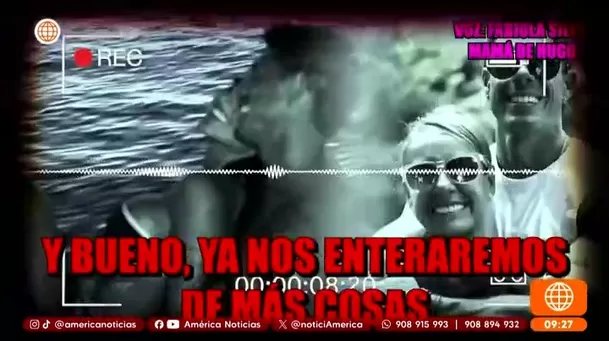 Mamá de Hugo García responde si el influencer está enamorado de Isabella Ladera / Captura