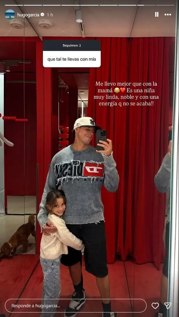 Hugo García habló con ternura sobre la hija de Isabella Ladera y conmovió a sus seguidores. Foto: Instagram Hugo García habló con ternura sobre la hija de Isabella Ladera y conmovió a sus seguidores. Foto: Instagram