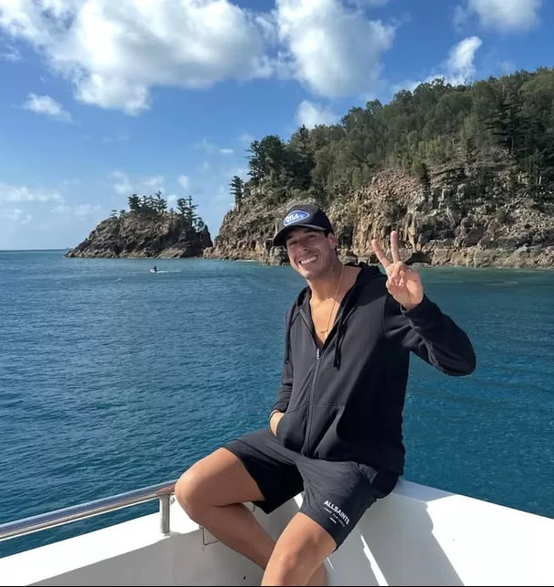 Hugo García estuvo de viaje por Australia, no obstante, a la distancia le brindaba su apoyo a Isabella Ladera. Foto: Instagram