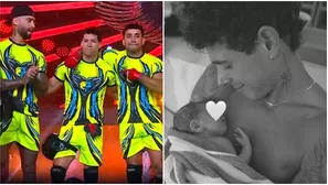 Guerreros y combatientes se quiebran ante nacimiento del bebé de Hugo García e Isabella Ladera / AméricaTV/ IG: hugogarcia
