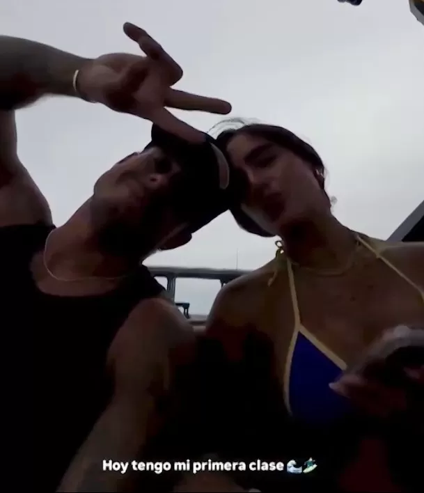 Hugo García e Isabella Ladera pasaron días muy divertidos en Miami / Instagram