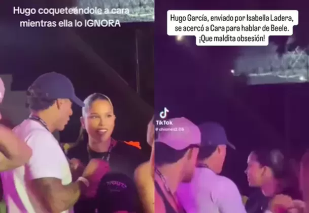 La polémica conversación de Hugo García con Cara Rodríguez, ex de Beéle / Captura La polémica conversación de Hugo García con Cara Rodríguez, ex de Beéle / Captura