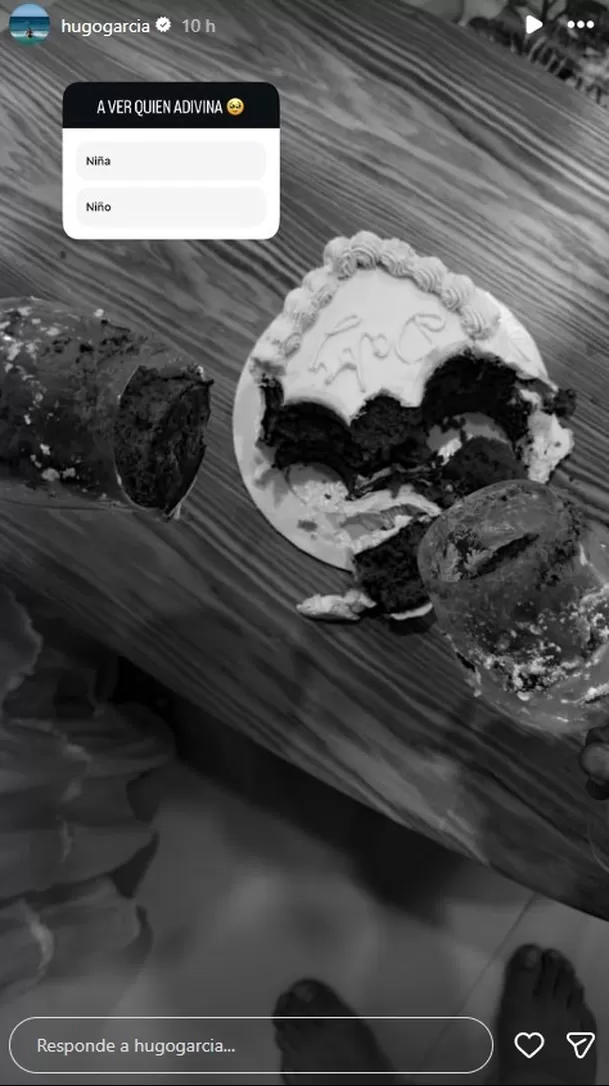 Hugo García e Isabella Ladera ya conocen el sexo de su bebé/ Captura Instagram