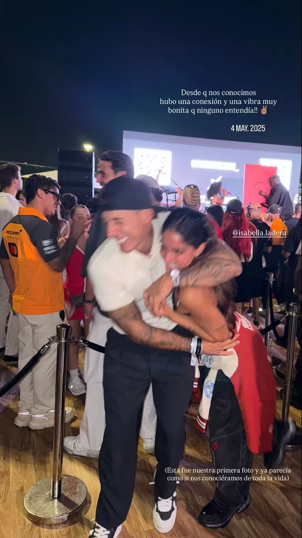 Hugo García recordó lo que sucedió el día que conoció a Isabella Ladera / Instagram 