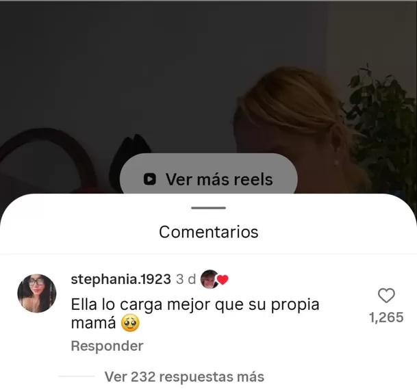 Mamá de Hugo García dio 'like' a comentario contra Isabella Ladera / IG: silvagalmez Mamá de Hugo García dio 'like' a comentario contra Isabella Ladera / IG: silvagalmez