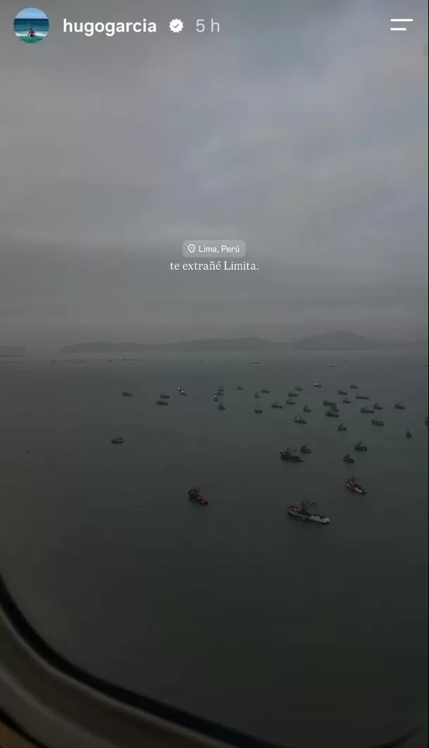 Hugo García dejó Miami y regresó a Perú / IG: hugogarcia Hugo García dejó Miami y regresó a Perú / IG: hugogarcia