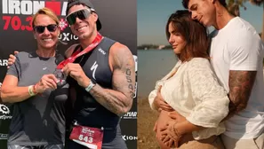 El exchico reality sorprendió al completar el Ironman 70.3 Perú en menos de 5 horas y dedicó el logro a su bebé con Isabella Ladera. Video: Instagram