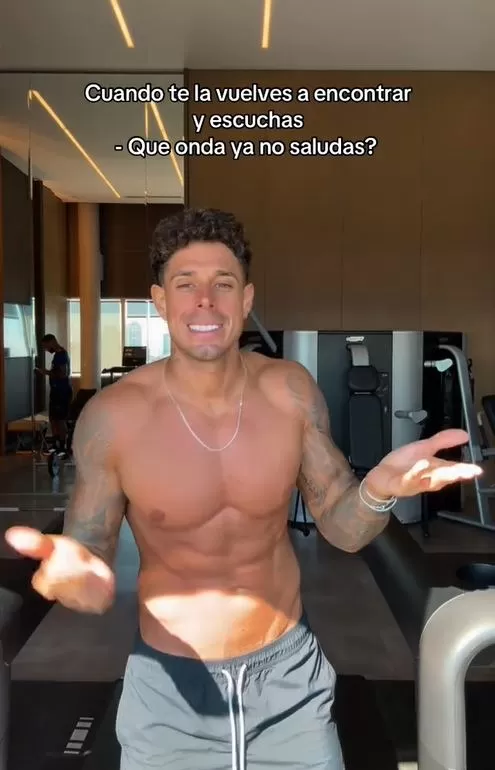 Hugo García impactó con fuerte indirecta en redes sociales. Fuente: TikTok