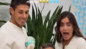 Isabella Ladera vivió un momento viral por un descuido en la revelación de su bebé junto a Hugo García. Foto: Instagram
